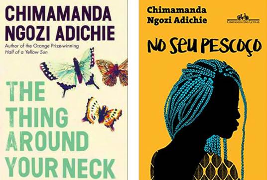 Livro "No seu pescoço" de Chimamanda Ngozi Adichie