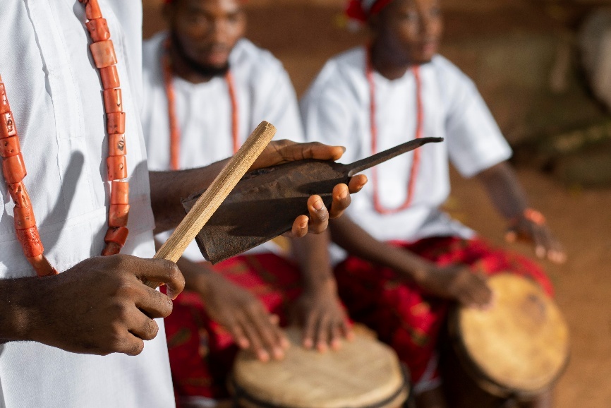 Jovens percussionistas